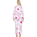 Wallpaper Pink Womens  Long Sleeve Velvet Pocket Pajamas Set View2