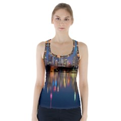 Seaside River Racer Back Sports Top by artworkshop