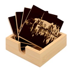 Seaside River Bamboo Coaster Set by artworkshop