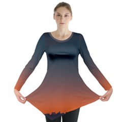 Sky Gradient Long Sleeve Tunic  by artworkshop