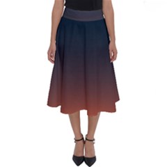 Sky Gradient Perfect Length Midi Skirt by artworkshop