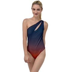 Sky Gradient To One Side Swimsuit by artworkshop