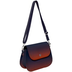 Sky Gradient Saddle Handbag by artworkshop