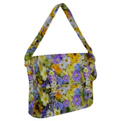 Spring Flowers Buckle Messenger Bag by artworkshop