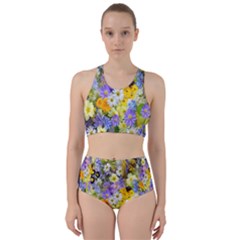 Spring Flowers Racer Back Bikini Set