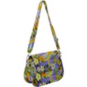 Spring Flowers Saddle Handbag View1