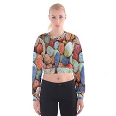 Stones Cropped Sweatshirt by artworkshop