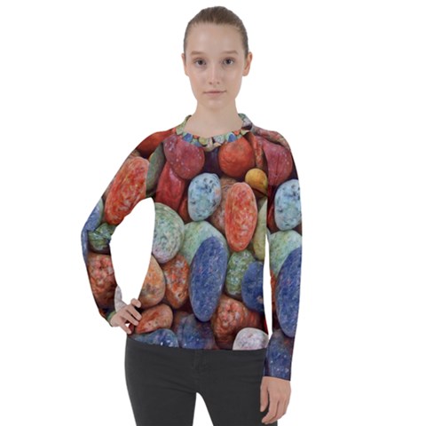 Stones Women s Pique Long Sleeve Tee by artworkshop