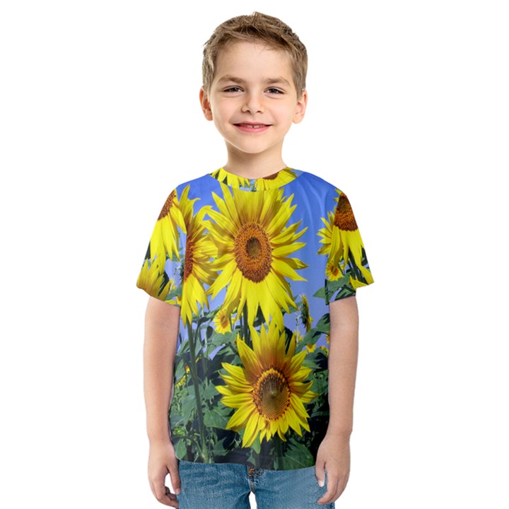 Sunflower Gift Kids  Sport Mesh Tee