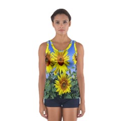 Sunflower Gift Sport Tank Top  by artworkshop