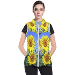 Sunflower Gift Women s Puffer Vest