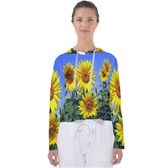 Sunflower Gift Women s Slouchy Sweat by artworkshop