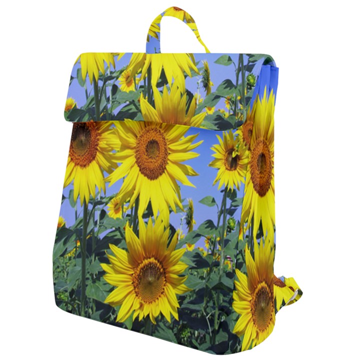 Sunflower Gift Flap Top Backpack