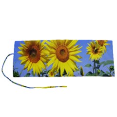 Sunflower Gift Roll Up Canvas Pencil Holder (s) by artworkshop