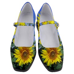 Sunflower Gift Women s Mary Jane Shoes by artworkshop