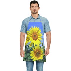 Sunflower Gift Kitchen Apron by artworkshop