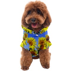 Sunflower Gift Dog Coat by artworkshop