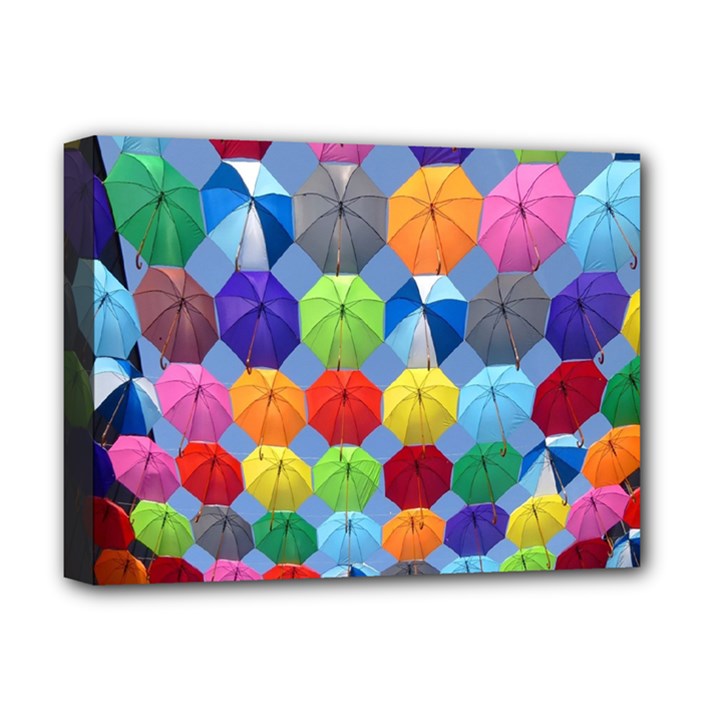 Umbrella Deluxe Canvas 16  x 12  (Stretched) 