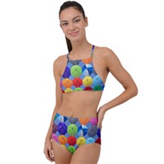 Umbrella Halter Tankini Set