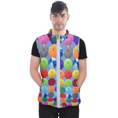 Umbrella Men s Puffer Vest by artworkshop