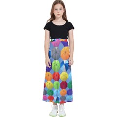 Umbrella Kids  Flared Maxi Skirt