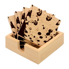 Umbrella Bamboo Coaster Set by artworkshop