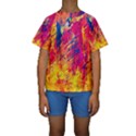 Various Colors Kids  Short Sleeve Swimwear View1