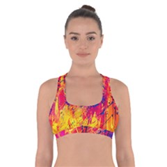 Various Colors Cross Back Sports Bra by artworkshop