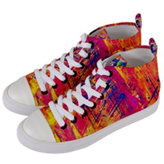 Various Colors Women s Mid-top Canvas Sneakers by artworkshop