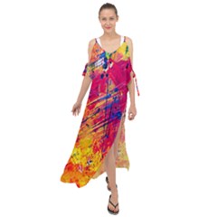 Various Colors Maxi Chiffon Cover Up Dress by artworkshop