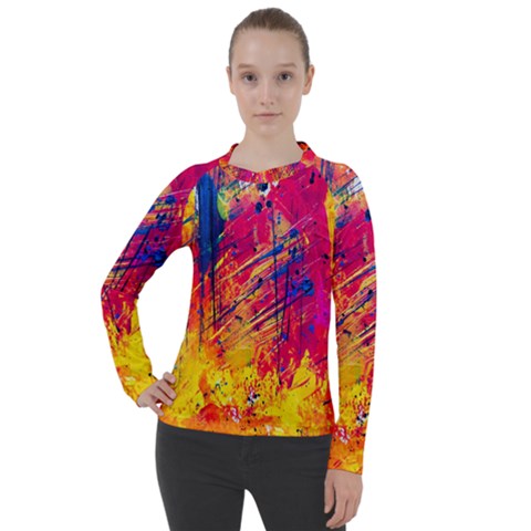 Various Colors Women s Pique Long Sleeve Tee by artworkshop