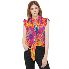 Various Colors Frill Detail Shirt