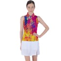 Various Colors Women s Sleeveless Polo Tee View1