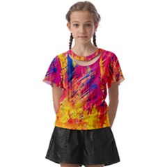 Various Colors Kids  Front Cut Tee by artworkshop