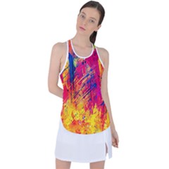 Various Colors Racer Back Mesh Tank Top by artworkshop