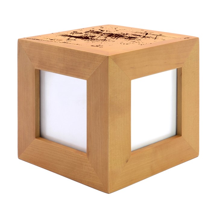 Various Colors Wood Photo Frame Cube