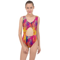 Various Colors Center Cut Out Swimsuit by artworkshop