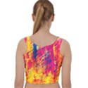 Various Colors Velvet Racer Back Crop Top View2