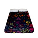 Doodle Pattern Fitted Sheet (Full/ Double Size) View1