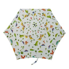 Vector Baby Dino Seamless Pattern Mini Folding Umbrellas by Grandong