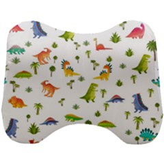 Vector Baby Dino Seamless Pattern Head Support Cushion by Grandong