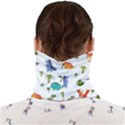 Vector Baby Dino Seamless Pattern Face Covering Bandana (Adult) View2