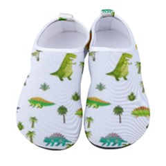 Vector Baby Dino Seamless Pattern Kids  Sock-style Water Shoes by Grandong