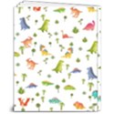 Vector Baby Dino Seamless Pattern 8  x 10  Softcover Notebook View2