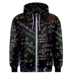 Mathematics  Physics Maths Math Pattern Men s Zipper Hoodie by Grandong