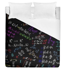 Mathematics  Physics Maths Math Pattern Duvet Cover (queen Size) by Grandong