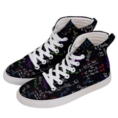 Mathematics  Physics Maths Math Pattern Women s Hi-top Skate Sneakers by Grandong