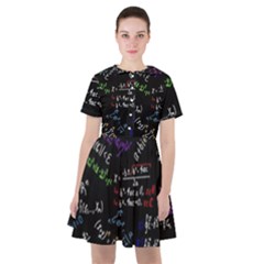 Mathematics  Physics Maths Math Pattern Sailor Dress by Grandong