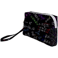 Mathematics  Physics Maths Math Pattern Wristlet Pouch Bag (small) by Grandong