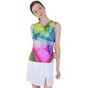 Heart design Women s Sleeveless Sports Top View1